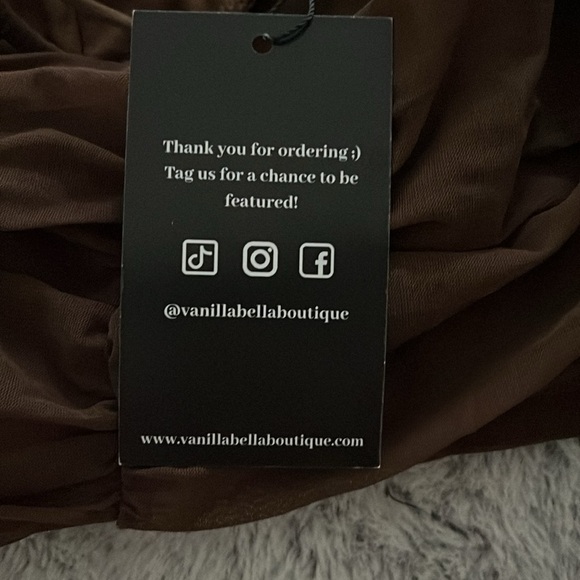 Vanilla Bella Brown Going out top - Picture 2 of 3